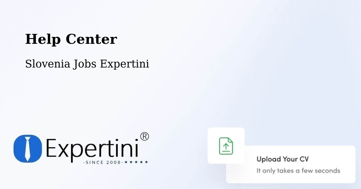 Help Center – Koper - Slovenia Jobs Expertini